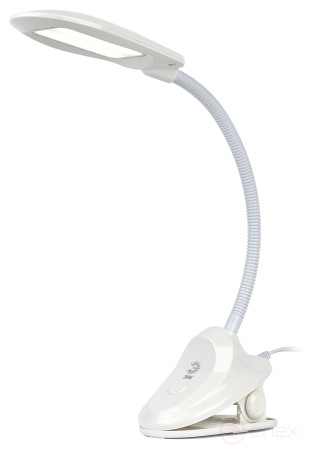 Настольный светильник ЭРА NLED-478-8W-W светодиодный на прищепке белый