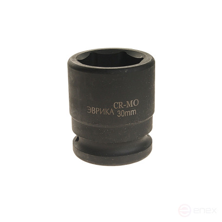 Головка торцевая 30мм 3/4" 6-гранная ударная L=50мм ЭВРИКА ER-95918 1/48