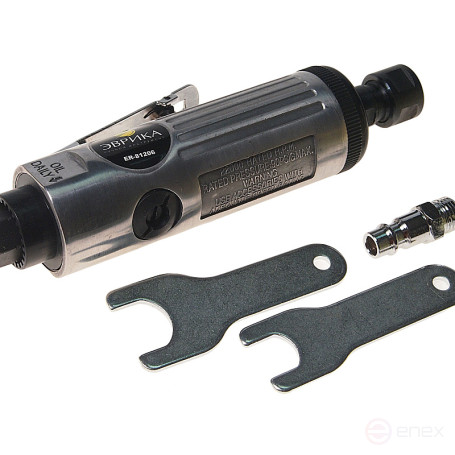 Пневмобормашинка ER-81206 (пневмошлифовальная) с цанг. зажимом 6мм 22000 об/мин ЭВРИКА 1/10