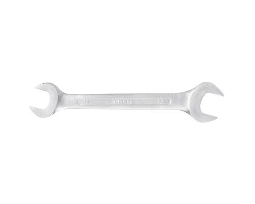 Ключ гаечный рожковый двусторонний 19х22 хромирование HORTZ (7811-0024)