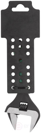 Adjustable key "Carat", CrV, sharpened narrow jaws, scale, magnified.gripper, rubberized.handle 150mm (34mm)