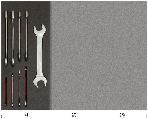 Fit&Go Набор рожковых гаечных ключей в ложементе дюймовых, 9 шт