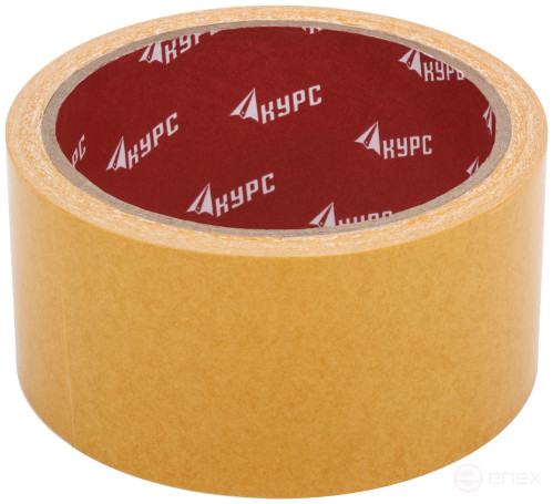 Лента-скотч клейкая двусторонняя 48 мм х 10 м