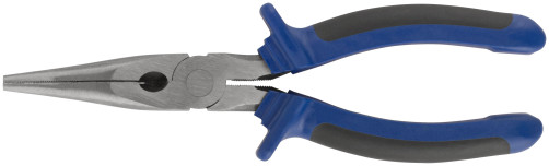 Thin-nosed "One" two-tone rubberized handles, polished steel 200 mm