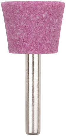 Abrasive ball (for metal), shank 6 mm, trapezoid 25 x 20 mm