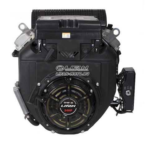 Двигатель Lifan LF2V78F-2A, вал 25мм, катушка 3 Ампера