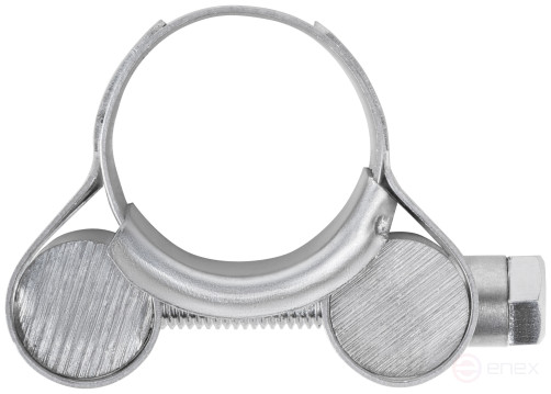 The clamp is a crimping power hinge, stainless steel.steel 20-22 mm