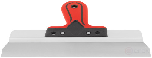 Шпатель фасадный Профи, нержавеющая сталь, прорезиненная ручка 300 мм