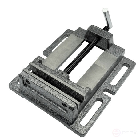 Machine tool vise for drilling machines, non-rotating L jaws 100 mm, series Q194A TORNERI T025885