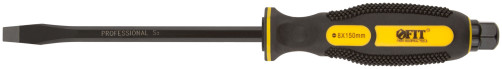 Impact screwdriver, S2 steel, hexagon.sting, turnkey firing pin, rubberized handle, Profi 8x150 mm SL