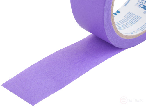 Лента малярная фиолетовая, для деликатных поверхностей, 36 мм x 25 м
