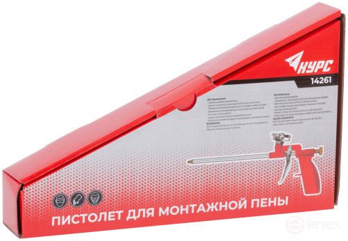 Mounting foam gun, plastic housing