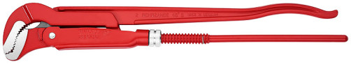 Pipe wrench 2", S-shaped thin sponges, Ø70 mm (2 3/4"), L-540 mm, Cr-V