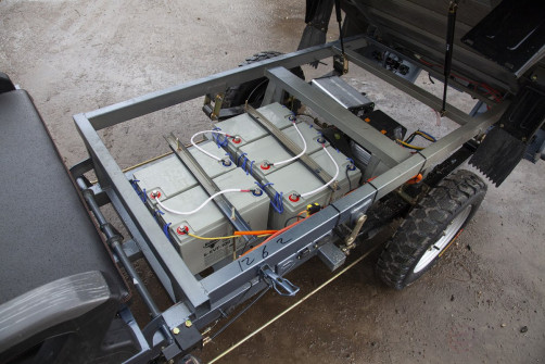 Cargo electric tricycle Rutrike Titan NEXT 2000 60V1500W, blue