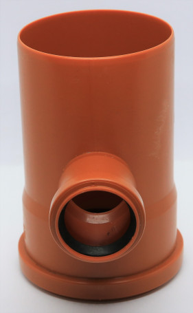 External tee 110 by 50 mm 90 (87.5) degrees Flextron