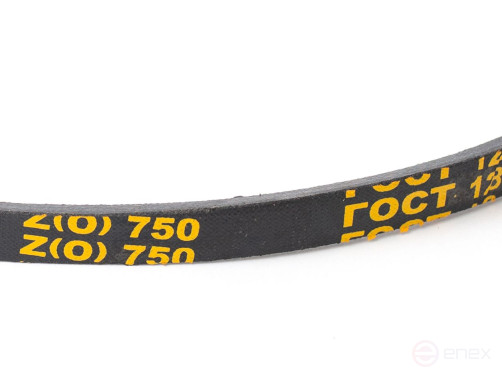 Wedge drive belt Z(0)-750 "Sibkraspolymer"