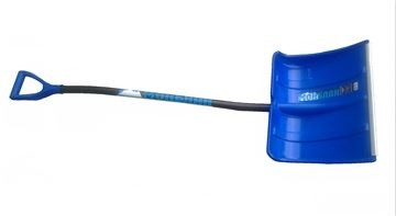 Plastic shovel Mont Blanc 500*375 d-32, with aluminum bar, removable aluminum handle and V-handle