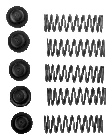 Spare Springs with Buffer for P123/P127/P128/P129 Snip - 50 pcs. for Pneumosecators