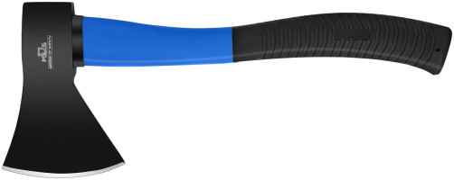 The axe is forged steel, reinforced fiberglass handle 1000 gr.