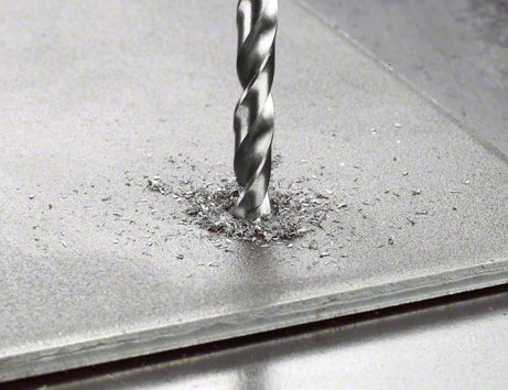 Set of 19 metal drills HSS-G, DIN 338, 135°, in a metal cassette 1-10 mm, 135°