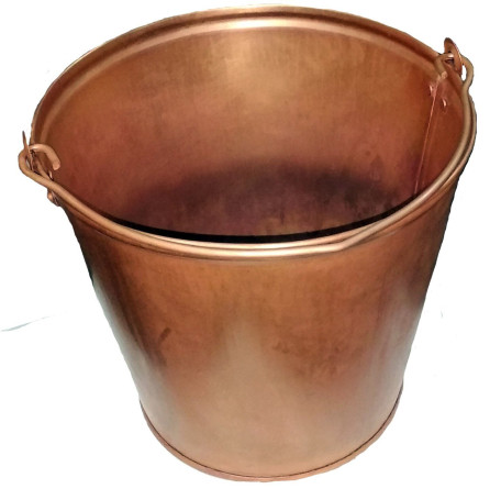 Copper-plated bucket 7 l