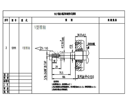 Lifan 190FD-V engine, long cone shaft 106mm