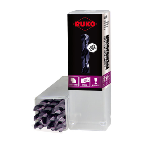 Spiral drill HSSE-Co 8 Ø 6,3, 281063EF