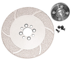Двусторонний алмазный диск для шлифовки металла с фланцем