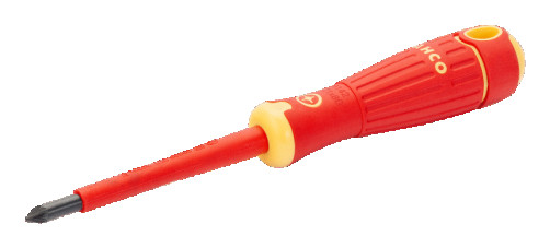 BahcoFit insulated screwdriver for Pozidriv PZ1x150 mm screws