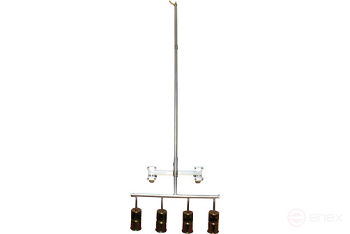 Газовоздушная горелка Brima ГВ-4РВТ-850 с тележкой