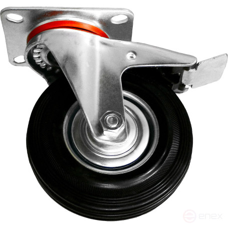 Swivel wheel bearing with brake RAD AB 100