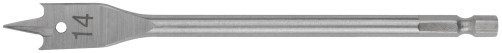 Сверло по дереву перовое, U-образный хвостовик под биту 14x152 мм