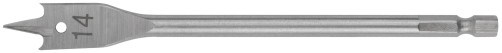 Wood drill bit, U-shaped shank for a 14x152 mm bit