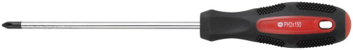 Screwdriver "Master", CrV steel, rubberized handle 6x150 mm PH2