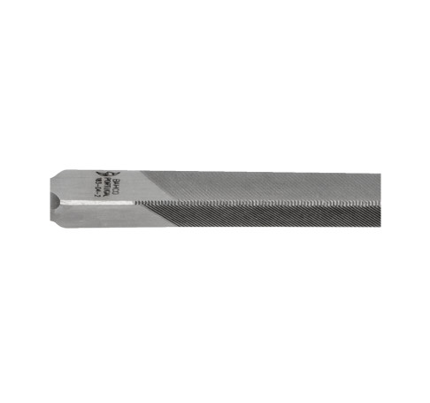 Triangular pointed file without handle 125 mm, personal notch