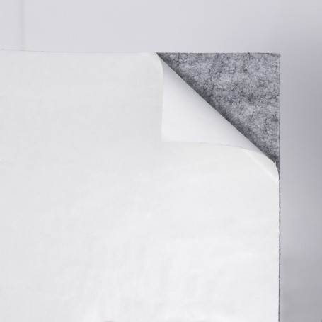 Подкладка самоприлипающая фетровая 90х140мм серая AKS