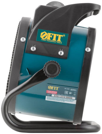 Пушка тепловая 2000 Вт; 20 м2; 160 м3/мин; керамич. ТЭН ; коробка