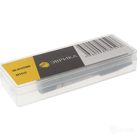 Метчик ER-01420M M14x2 (2шт),в пластиковом футляре ЭВРИКА /1