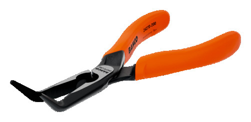 Pliers with semicircular, curved tips