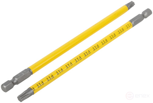 Биты кованые, сталь S2, односторонние 150 мм Т30, Профи 2 шт., блистер