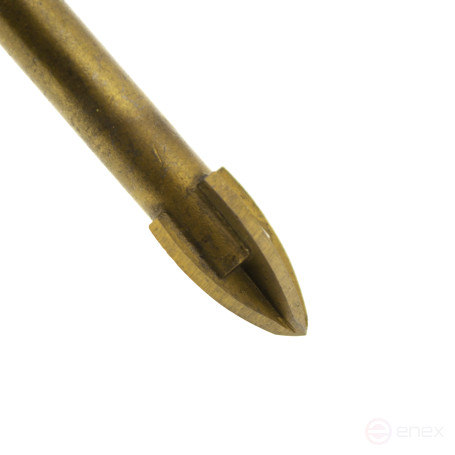 Сверло по кафелю и стеклу 8 мм, квадро, HEX, Чеглок (600/1200)