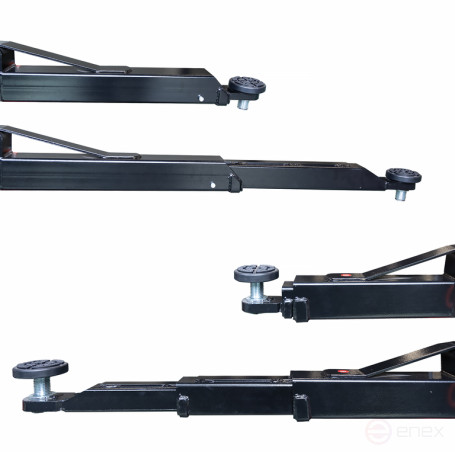 Electrohydraulic lift 4t 110-1900mm 2-rack 380V top.synchron. (manual descent) GTE