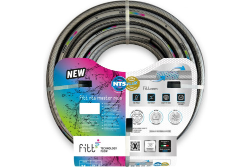 FITT MASTER PLUS 3/4" бухта 50м - 6-ти слойный нетоксичный шланг высокой производительности подходит для профессионального использования, цвет АНТРАЦИТ (серый) Италия