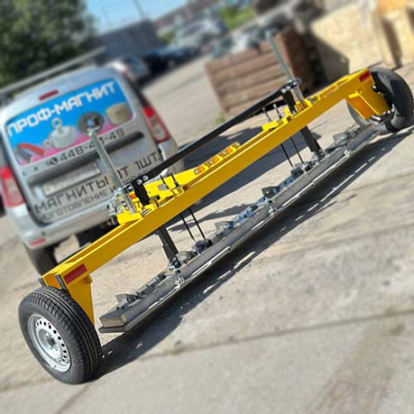 Магнитный подборщик - свипер для дорожного полотна