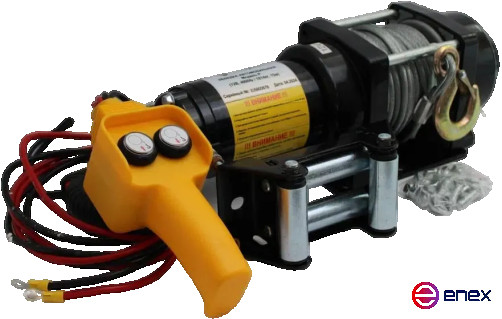 Electric car winch Shapler P (J) (12V 4000lb 1814kg/15m)