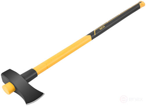 Forged cleaver, fibreglass long handle of the reverse type 900 mm, 2700 gr.