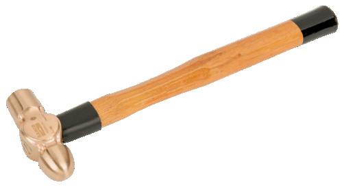 IB Hammer with round striker (copper/beryllium), wooden handle, 300 g