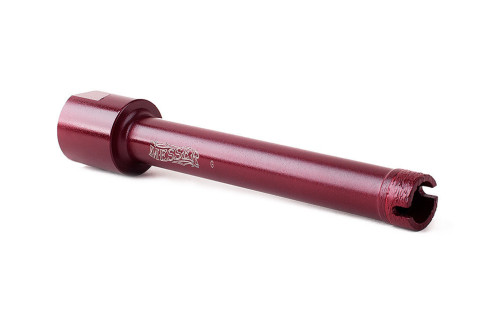 Сегментная алмазная коронка MESSER REDLINE по граниту диаметр 30 мм длина 100 мм