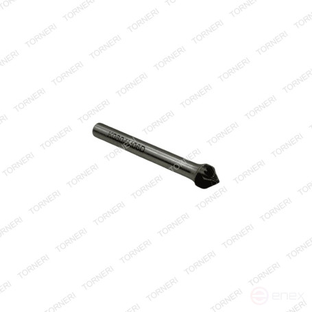 Carbide borehole type K080406 (conical), 8.0 mm, shank 6 mm, double notch TORNERI T018429