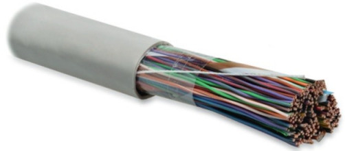 UUTP100-C3-S26-IN-PVC-GY (UTP100-C3-SOL-26AWG-IN-PVC-GY) Twisted pair cable, unshielded U/UTP, category 3, 100 pairs (26 AWG), single core (solid), PVC, -20°C - +60°C, gray